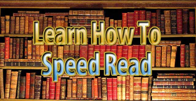 Learn How To Speed Read